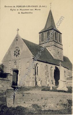 Carte postale ancienne Roncherolles-en-Bray