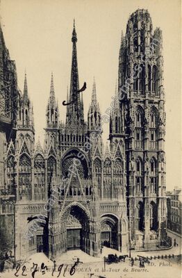 Carte postale ancienne Cathedrale de Rouen — Rouen (Seine-Maritime)