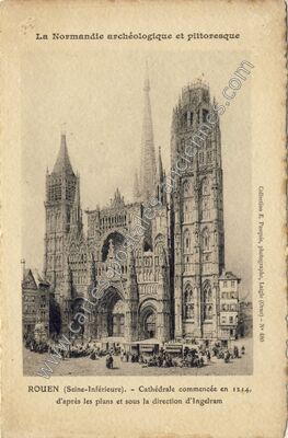Carte postale ancienne Cathedrale de Rouen — Rouen (Seine-Maritime)