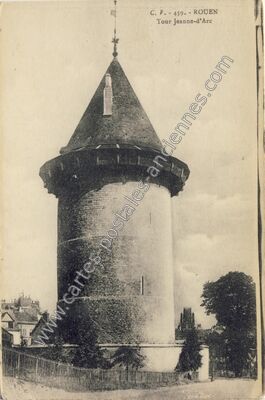 Carte postale ancienne Tour Jeanne-d'Arc — Rouen (Seine-Maritime)