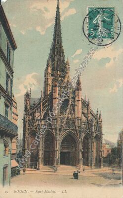 Carte postale ancienne Saint-Maclou — Rouen (Seine-Maritime)