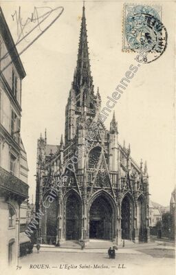 Carte postale ancienne L'Eglise Saint-Maclou — Rouen (Seine-Maritime)