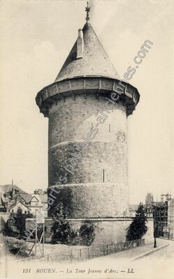 Carte postale ancienne La Tour Jeanne d'Arc — Rouen (Seine-Maritime)