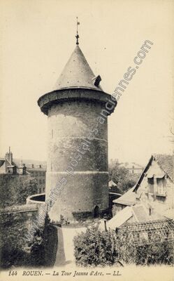 Carte postale ancienne La Tour Jeanne d'Arc — Rouen (Seine-Maritime)