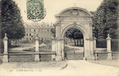 Carte postale ancienne L'Asile Saint-Yon — Rouen (Seine-Maritime)