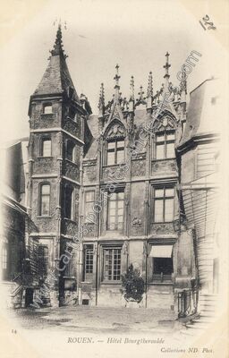Carte postale ancienne Hôtel Bourgtheroulde — Rouen (Seine-Maritime)