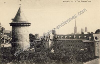 Carte postale ancienne La Tour Jeanne-d'Arc — Rouen (Seine-Maritime)