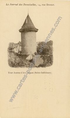 Carte postale ancienne Tour Jeanne-d'Arc — Rouen (Seine-Maritime)