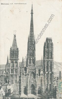 Carte postale ancienne La Cathédrale — Rouen (Seine-Maritime)