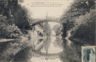 Carte postale ancienne Saint-Aubin-lès-Elbeuf