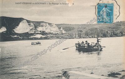 Carte postale ancienne Le Passage de Saint-A n — Saint-Étienne-du-Rouvray (Seine-Maritime)