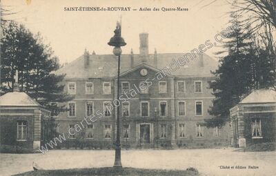 Carte postale ancienne Asiles des Quatre-Mares — Saint-Étienne-du-Rouvray (Seine-Maritime)
