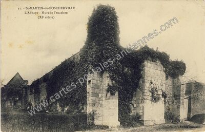 Carte postale ancienne Saint-Martin-de-Boscherville