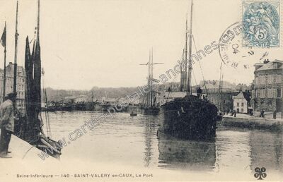 Carte postale ancienne Le Port — Saint-Valery-en-Caux (Seine-Maritime)