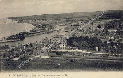 Carte postale ancienne Le Treport Mers — Le Tréport (Seine-Maritime)