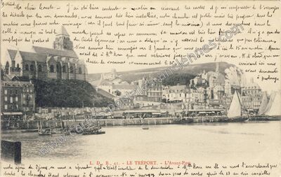 Carte postale ancienne L'Avant-Port — Le Tréport (Seine-Maritime)
