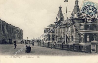 Carte postale ancienne Le Casino — Le Tréport (Seine-Maritime)