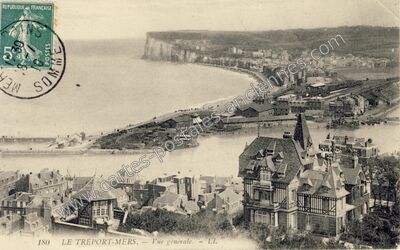 Carte postale ancienne Vue générale — Le Tréport (Seine-Maritime)