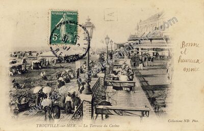 Carte postale ancienne Trouville-Alliquerville