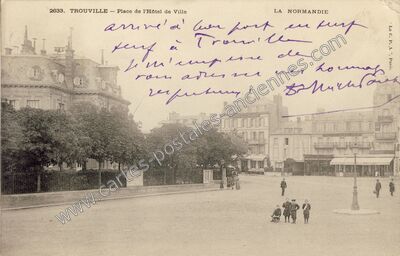 Carte postale ancienne Trouville — Trouville-Alliquerville (Seine-Maritime)