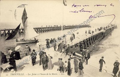 Carte postale ancienne Trouville — Trouville-Alliquerville (Seine-Maritime)
