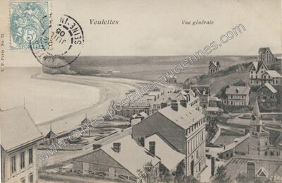 Carte postale ancienne Veulettes — Veulettes-sur-Mer (Seine-Maritime)