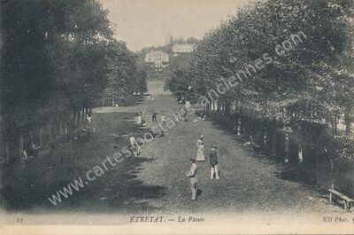 Carte postale ancienne La Passée — Étretat (Seine-Maritime)