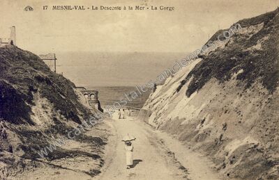 Carte postale ancienne Mesnil Val — Criel-sur-Mer (Seine-Maritime)