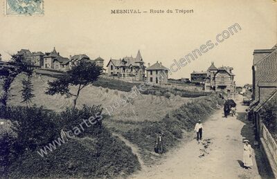 Carte postale ancienne Mesnilval — Criel-sur-Mer (Seine-Maritime)