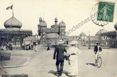 Carte postale ancienne Le Casino — Dieppe (Seine-Maritime)