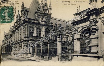 Carte postale ancienne La Bénédictine — Fécamp (Seine-Maritime)