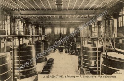 Carte postale ancienne La BÉNÉDICTINE - Laboratoire - Vue d'Ensemble — Fécamp (Seine-Maritime)