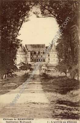 Carte postale ancienne Chateau de Mesnieres — Mesnières-en-Bray (Seine-Maritime)