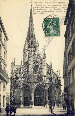 Carte postale ancienne Eglise Saint-Maclou — Rouen (Seine-Maritime)