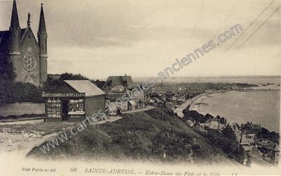 Carte postale ancienne Notre-Dame des Flots — Sainte-Adresse (Seine-Maritime)