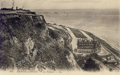 Carte postale ancienne Les Falaises — Sainte-Adresse (Seine-Maritime)