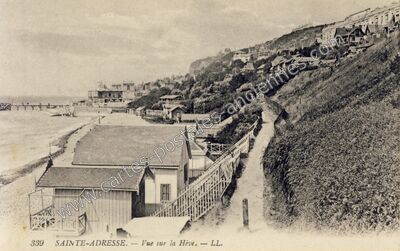 Carte postale ancienne Vue sur la Hève — Sainte-Adresse (Seine-Maritime)