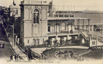 Carte postale ancienne Le Palais des Régates — Sainte-Adresse (Seine-Maritime)