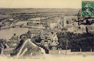 Carte postale ancienne Vue générale — Le Tréport (Seine-Maritime)