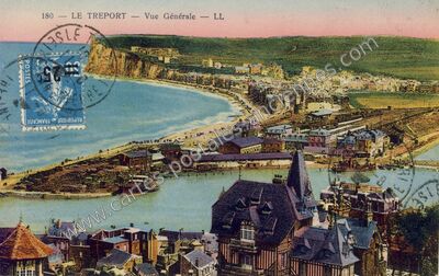 Carte postale ancienne Vue Générale — Le Tréport (Seine-Maritime)