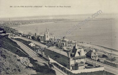 Carte postale ancienne Vue Générale du Nice-Havrais — Sainte-Adresse (Seine-Maritime)