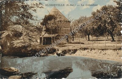 Carte postale ancienne Le Colombier — Blosseville (Seine-Maritime)