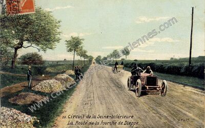 Carte postale ancienne Fourche de Dieppe — Dieppe (Seine-Maritime)