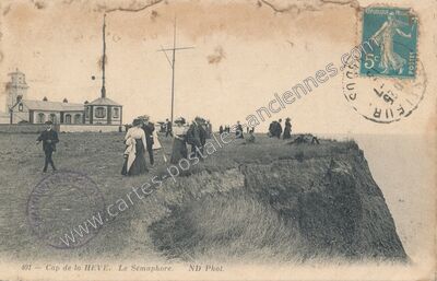 Carte postale ancienne Cap de la Heve — Sainte-Adresse (Seine-Maritime)