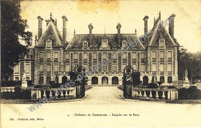Carte postale ancienne Courances