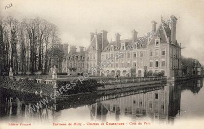 Carte postale ancienne Chateau de Courances — Courances (Essonne)
