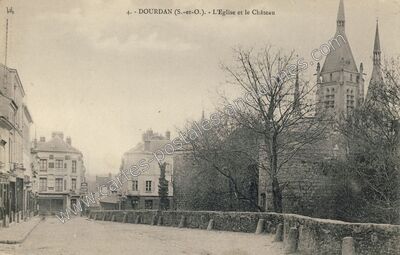 Carte postale ancienne Dourdan