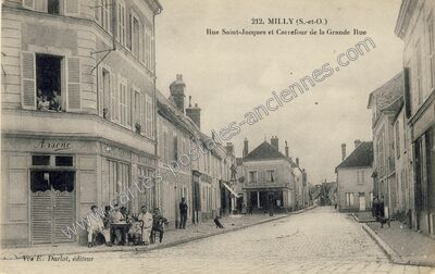 Carte postale ancienne Milly — Milly-la-Forêt (Essonne)