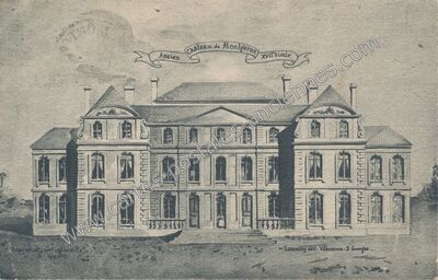 Carte postale ancienne Chateau de Montgeron — Montgeron (Essonne)