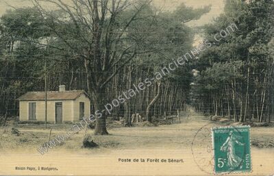 Carte postale ancienne Foret de Senart — Montgeron (Essonne)
